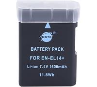 DSTE Electron DSTE EN-EL14 EN-EL14A Batterie de rechange compatible avec Nikon D5100 D5300 D5500 D3400 D5600 D3500 P7000 P7200 P7800