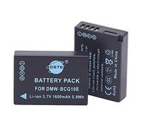 DSTE Electron Lot de 2 batteries Li-Ion DMW-BCG10E compatibles avec Panasonic Lumix DMC-ZS15, DMC-ZS19, DMC-ZS20, DMC-ZS25, DMC-TZ20, DMC-TZ25, DMC-ZR3
