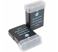 DSTE EN-EL14 Batterie de Rechange (2 Paquets) pour Nikon D3100 D3200 D3400 D3500 D5100 D5200 D5300 Coolpix P7000 P7100 P7700