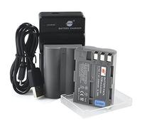 DSTE EN-EL3E Li-ION Batterie (2-Pack) et Chargeur USB Costume Compatible pour Nikon D30 D50 D70 D70S D90 D80 D100 D200 D300 D300S D700