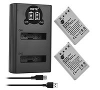 DSTE en-EL5 ENEL5 Batterie (Paquet de 2) et USB Smart LED Chargeur Compatible avec Nikon Coolpix P80 P90 P530 P5000 P5100 7900 P6000 P500 P510 P520