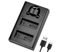 DSTE EN-EL9 Batterie USB double chargeur rapide compatible pour Nikon D40, D40x, D60, D3000, D5000