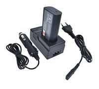 DSTE Full Decoded DMW-BLJ31 Rechange Batterie + DC174E Voyage Chargeur Compatible pour Panasonic DMW-BLJ31e, Lumix DC-S1, DC-S1R, DC-S1H, DMW-BGS1R