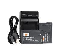 DSTE FXDC02 Li-ION Batterie (2-Pack) et Chargeur USB Costume Compatible pour Drift HD Ghost