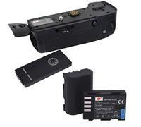 DSTE IR Remote Vertical Batterie Grip Support DMW-BGGH5 Compatible pour LUMIX GH5 Digital Caméra + 2X DMW-BLF19