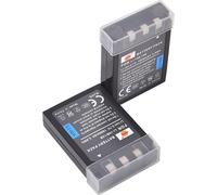 DSTE LI-10B LI-12B Lot de 2 batteries Li-Ion compatibles avec Olympus Camedia C-50, C-60, C-70, C-470, C-760, C-765, C-770, C-5000, C-7000