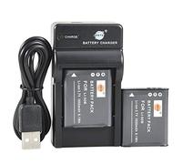 DSTE Li-50B Li-ION Batterie (2-Pack) et Chargeur USB Compatible pour Olympus Stylus 1010 1020 1030 9000 9010 SP-800UZ SP-810UZ SZ-10 SZ-11 SZ-12 SZ-15 SZ-20 SZ-30MR SP-720UZ