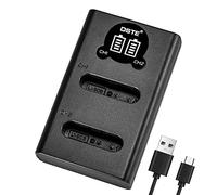 DSTE LI-90B LI90B LI-92B LI92B Batterie USB double chargeur rapide avec écran LCD compatible avec Sony NP-BK1, Panasonic VW-VBX090, Olympus Li-60B EN-EL11 LI-50B, Casio NP-150