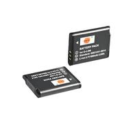 DSTE Lot de 2 batteries D-LI96 (3,7 V/980 mAh) compatibles pour Pentax WG-1000