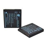 DSTE Lot de 2 Batteries de Rechange DMW-BCK7E compatibles avec Panasonic DMC-FT20R FT25 FT25A FT25K FT25R FT25W FX77 FX77A FX77K FX77N
