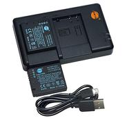 DSTE Lot de 2 Batteries et Chargeur Micro USB Double Compatible avec DMW-BCJ13 et Panasonic Lumix DMC-LX5, DMC-LX7 appareils Photo numériques DMW-BCJ13PP