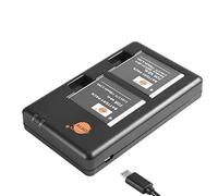 DSTE Lot de 2 batteries et chargeur micro USB double compatible avec NB-6L et Canon PowerShot SX170 IS, SX240 HS, SD980 IS, SD1200 IS, SD1300 IS, SD3500 IS, SD4000 IS, IXY 110 IS comme NB6L CB-2LY