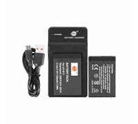 DSTE Lot de 2 batteries Li-ion à décodage complet LP-E17 + chargeur micro USB compatible avec appareils photo reflex numériques Canon EOS M3, M5, 8000D, 9000D, Kiss X8i, Rebel T6i, Rebel T6s