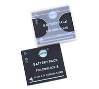 DSTE Lot de 2 Batteries Li-ION DMW-BCK7 DMW-BCK7E compatibles avec Panasonic DMC-FH5 DMC-FH6 DMC-FH7 DMC-FH8 DMC-FH25 DMC-FH27 DMC-FP5 DMC-FP7 DMC-FS16 DMC-FS18