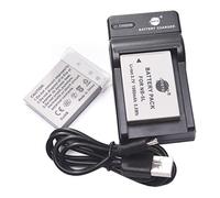 DSTE Lot de 2 batteries Li-ion NB-5L et chargeur micro USB compatibles avec Canon PowerShot S100, S110, SD900 is, SD950 is, SD970 is, SD990 is, SX200 is, SX210 is, SX220 is, SX230 HS appareil photo
