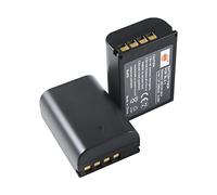 DSTE Lot de 2 batteries Li-ion rechargeables BLX-1 BLX1 compatible avec appareil photo Olympus OM-1 OM1