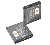 DSTE Lot de 2 batteries Li-ion rechargeables KLIC-7001 pour appareil photo Kodark Easyshare M1063, Easyshare M863, EasyShare M893 IS, EasyShare V550, EasyShare V570, EasyShare V610, EasyShare V705