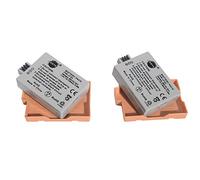 DSTE Lot de 2 batteries Li-ion rechargeables pour appareil photo numérique Canon LP-E5 EOS 450D 500D 1000D, Kiss F X2 X3, Rebel XS XSi T1i