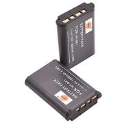 DSTE Lot de 2 batteries NP-BX1 (1800 mAh/3,6 V) compatibles avec Sony ZV1, ZV-1, Cyber-shot DSC-RX100 II, DSC-RX100M II, DSC-RX100 III, DSC-RX100 V, DSC-RX100 IV