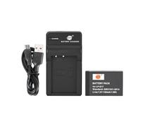 DSTE LP-E17 Batterie Li-ion à décodage complet + chargeur micro USB compatible avec appareils photo reflex numériques Canon EOS M3, M5, 8000D, 9000D, Kiss X8i, Rebel T6i, Rebel T6s 7,2 V 1100 mAh