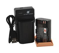 DSTE LP-E6 Li-ION Batterie (2-Pack) et Chargeur USB Costume Compatible pour Canon EOS 5D Mark II III 5DS 5DS R 6D 7D 60D 60Da 70D 7D Mark II III