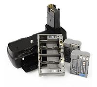 DSTE Multi-Puissance Vertical Batterie Poignée Titulaire Compatible pour D80 D90 DSLR Caméra comme MB-D80 avec 2-Pack EN-EL3E