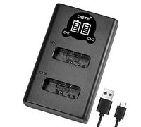 DSTE NB-13L Batterie Double Chargeur Compatible pour Canon PowerShot G5X, G7X, G9X, G7X Mark II, G9X Mark II, SX720 HS, SX620 HS, G1X Mark III