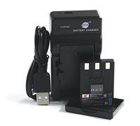 DSTE NB-3L Lot de 2 batteries Li-ion et chargeur micro USB compatibles avec Canon Digital IXUS 750, 700, i5, I, Digital IXUS II IXY Digital 700, 600, 30, i5, D53Z, D30a