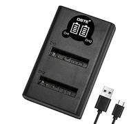DSTE NB-6L Batterie USB Double Chargeur Compatible avec Canon PowerShot X500, SD3500, SD4000, is SX275, SX510, SX600, SX610, SX710
