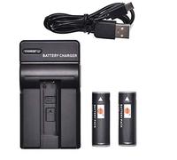 DSTE NB-9L Lot de 2 Batteries Li-ION et Chargeur Micro USB compatibles avec Canon PowerShot ELPH 510 520 530 HS PowerShot N N2 PowerShot SD4500 is IXUS 1000 1100 HS IXY 1 IXY 3 IXY 50S