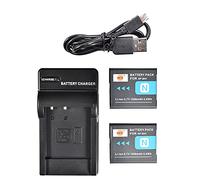 DSTE NP-BN1 Batterie Li-ion (Lot de 2) et Chargeur Micro USB Compatible avec Sony DSC-W510 DSC-W515PS DSC-W500 DSC-W520 DSC-WX80 DSC-WX150 DSC-QX10 DSC-TX7