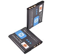 DSTE NP-BN1 Lot de 2 batteries Li-ion rechargeables compatibles avec Sony DSC-QX10,DSC-QX100,DSC-TF1,DSC-TX5,DSC-TX7, DSC-TX9,DSC-TX10,DSC-TX20,DSC-TX30