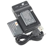 DSTE NP-BX1 Li-ION Batterie (2-Pack) et Chargeur USB Costume pour Sony ZV-1F DSC-HX300 DSC-H400 DSC-HX400 DSC-HX50 DSC-HX50VB DSC-HX60 DSC-HX60V DSC-WX300