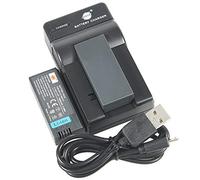 DSTE NP-FC10 Lot de 2 batteries Li-ion et chargeur micro USB compatibles avec Sony NP-FC11 Cyber-Shot DSC-F77 DSC-FX77 DSC-P2 DSC-P3 DSC-P5 DSC-P7 DSC-P8 DSC-P9 DSC-P10 DSC-P12