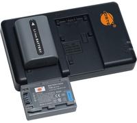 Dste Np-Fp50 Lot De 2 Batteries De Rechange Rechargeables Et Double Chargeur Compatibles Avec Sony Np-Fp30, Dcr-30, Dvd103, Dvd105, Dvd202E, Dvd203, Dvd205, Dvd304E, Dvd305, Etc[USBC1177]