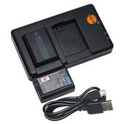 DSTE NP-FW50 (7,4 V/1950 mAh) Batterie de rechange rechargeable et double chargeur compatible avec Sony ZV-E10 RX10 IV Alpha 7(a7)/7R(a7R)/7S(a7S),a3000,a5000,a6000,NEX-3/5//6/7/C3 /F3,D. SC-RX10