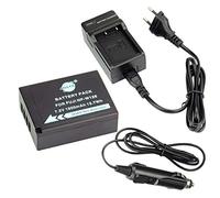 DSTE NP-W126 Rechange Batterie et Voyage Chargeur Compatible pour Fujifilm NP-W126s FinePix HS30EXR HS33EXR HS35EX HS50EXR X-A1 X-E1 X-E2 X-M1 X-Pro1 X-T1 X-T10