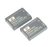 DSTE Pack of 2 FXDC02 Full Coded Rechargeable Li-ION Battery for Drift HD Ghost DSLR Digatal Camera