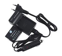 DSTE Rechange Batterie et DC114E Voyage Chargeur Compatible pour Panasonic DMW-BLC12 Lumix DMC-G7 DMC-GH2 DMC-FZ1000 DMC-FZ2500 DMC-FZ2000 V-LUX4 Leica Q como DMW-BLC12E DMW-BLC12PP Sigma BP-51