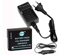DSTE Rechange Batterie et DC120E Voyage Chargeur pour Panasonic DMW-BLG10 LUMIX DMC-GF3 DMC-GF5 DMC-GF6 DMC-GX7 DMC-LX100