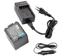 DSTE Rechange Batterie et DC61E Voyage Chargeur Compatible pour Panasonic VW-VBG260 AG-AC7 AG-AF100 AG-HMC40 AG-HMC80 AG-HMC150 HDC-HS250 HDC-HS300 HDC-HS700 HDC-SD600 HDC-SD700 HDC-SDT750 HDC-TM300