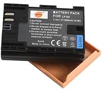 DSTE Rechange Batterie pour Canon LP-E6 LP-E6N EOS 5D Mark II EOS 5D Mark III EOS 5DS EOS 5DS R EOS 6D EOS 7D EOS 60D EOS 60Da EOS 70D 7D markII 7D markIII