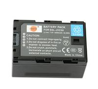 DSTE Rechange Batterie pour JVC SSL-JVC50 HM600 HM650 GY-LS300 SLR Caméra