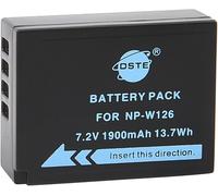 DSTE Rechange Li-ION Batterie Compatible pour NP-W126 NP-W126S et Fujifilm FinePix HS30EXR,HS33EXR,HS35EX,HS50EXR,X-A1,X-A2,X-A3,X-E1,X-E2,X-M1,X-Pro1,X-T1,X-T2,X-T10,XFmmf2 Digital Caméra