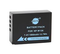 DSTE Rechange Li-ION Batterie Compatible pour NP-W126 NP-W126S et Fujifilm FinePix HS30EXR,HS33EXR,HS35EX,HS50EXR,X-A1,X-A2,X-A3,X-E1,X-E2,X-M1,X-Pro1,X-T1,X-T2,X-T10,XFmmf2 Digital Caméra