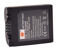 DSTE S006E Batterie Li-ion rechargeable compatible avec Panasonic CGR-S006, CGR-S006A1B, CGA-S006, DMW-BMA7 et Panasonic DMC-FZ28EFK, DMC-FZ28EFS, DMC-FZ18EB 7,4 V 1400 mAh