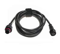 dstfuy Câble d'extension étanche 16 AWG - 2 broches - Câble d'extension étanche IP65 pour spots solaires, lampes de jardin, bandes LED