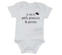 DSTNY Body bébé fille Je suis la petite princesse de parrain