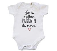 DSTNY Body bébé j'ai le meilleur parrain du monde vêtement Naissance pour les baptêmes parrain