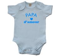 DSTNY Body bébé Papa d'amour - Bleu ciel (taille 3-6mois)